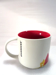 Starbucks Las Vegas Kaffeebecher 'You Are Here' rot & weiß gelb 14floz 2014 - Bild 1 von 5