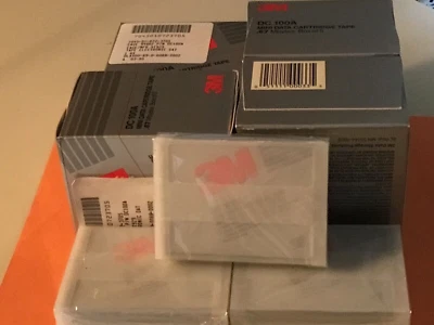 3M DC 100A Mini Data Cartridges New Box of 5 sealed Mint Condition - Image 1 of 4