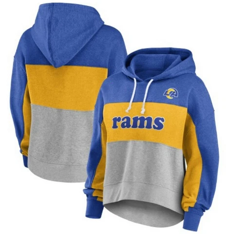 LA Los Angeles Rams Women’s Hoodie Pullover Sweater NWT Medium NFL Team Apparel Cover