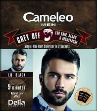 Delia Cameleo Men Hair Beard Moustache Hair Color Dye Sachet + Gloves