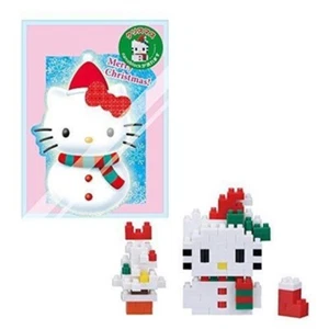 KAWADA Nanoblock Regalo di Natale Hello Kitty NBGC_002 (Blocco Giocattolo) (Spedizione Gratuita) - Foto 1 di 1