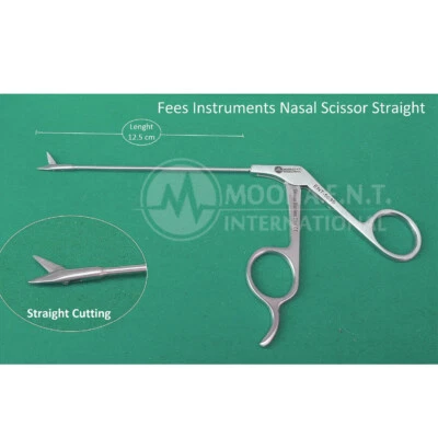 Rhinoforce II ENT Nasal Scissors Straight 12.5 cm Length - Image 1 of 4