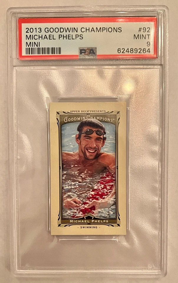 Goodwin Champions Michael Phelps 2013 - PSA 9 - Upper Deck Mini - ¡Goat Olympian! Foto 1 de 1