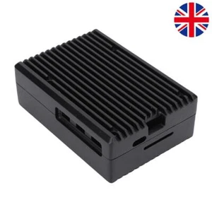 Raspberry Pi 5 Case Heavy Duty Passive Cooling Metal Case Black for Raspbery Pi5 - Afbeelding 1 van 10