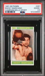 1967 Panini Campioni Dello Sport #481 Rocky Marciano Boxing Card PSA 2.5 Sharp! - Bild 1 von 2