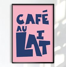Coffee Print Cafe Poster Abstract Coffee Types Kitchen Home Décor Wall Art A4 A3