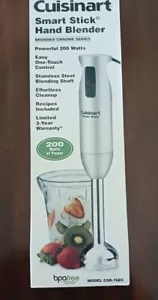 Cuisinart Smart Stick Brushed Chrome Hand Blender CSB-76BC 200 Watt NIB - Picture 1 of 4