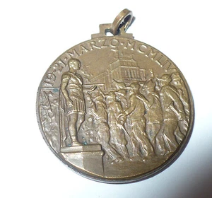 MEDAGLIA COMMEMORATIVA XXVII ADUNATA NAZIONALE ALPINI ROMA 1954 - Picture 1 of 1