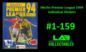 Merlin Premier League 1994 Individual Stickers #1-159 (Read Description) - Picture 1 of 1
