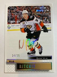 2019-20 Upper Deck MVP Stanley Cup Edition Super Script - NICK RITCHIE #59 /25 - Picture 1 of 1