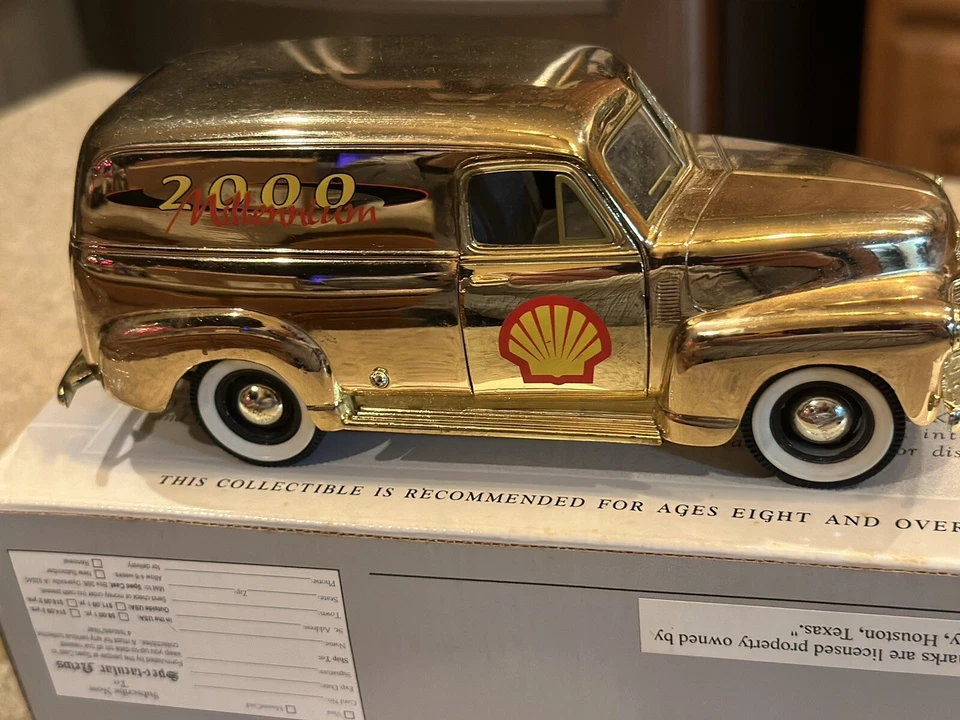 SpecCast 1952 Chevrolet Shell Bronze 23511 L.E. Die Cast Metal Collector Bank - Image 1 of 4
