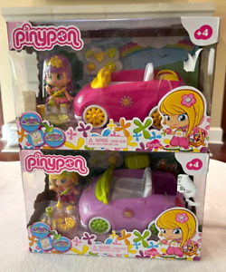 *RARE* Pinypon Famosa Doll and Car Lot of 2 New In Box Pink Purple 2012