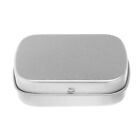 Storage Box Mini Jewelry Candy Coin for Key Organizer Tin Flip Silver Gifts Pack