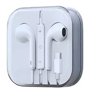 USB Type C Headphones Earphone & MIC Microphone Headset For Samsung iPhone 16 15 - Picture 1 of 14