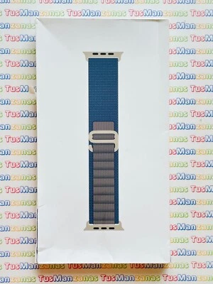 CORREA ORIGINAL APPLE WATCH ALPINE LOOP AZUL S ULTRA 3 2 SERIES 11 46MM - Imagen 1 de 4