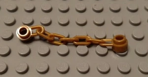 LEGO Pearl Gold Short Minifigure Chain Accessory - Picture 1 of 1