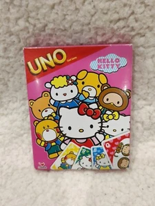 2012 Hello Kitty UNO Card Game Exclusive w/ "Hello Kitty BOW" Mattel Cardinal - Picture 1 of 4