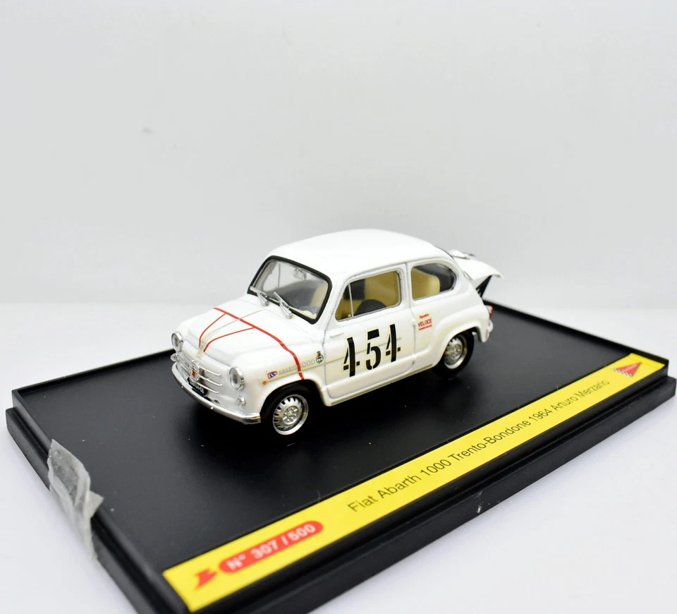 Modellino auto scala 1:43 Fiat Abarth 600 1000 BRUMM modellismo collezione asta - Immagine 1 di 4