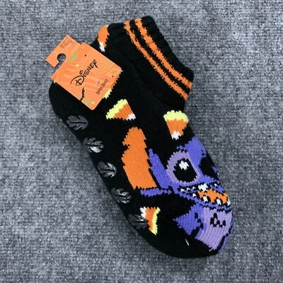 Disney LILO & STITCH Halloween Low Cut SLIPPER SOCKS Women Size 5-10 New - Image 1 of 4