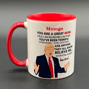Donald Trump MAGA White & Red Ceramic Great Mom Funny Coffee Mug - Bild 1 von 3