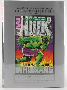 Marvel Masterworks: The Incredible Hulk 4 Fine Hardcover 2007 - Imagen 1 de 10