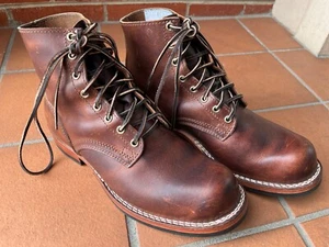 Nicks Boots Prospector Cypress Italian Brown Size US9.5FF (Viberg 310 style) - Picture 1 of 9