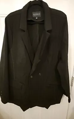 Womens Eloquii Size 28 Blazer Plus Size Button Front Career Jacket  - Image 1 of 4