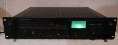 Radio Shack Optimus MPA-125 100 Watt Public Address Amplifier Works Vintage - Image 1 of 4