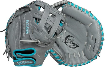2024 A500 Siren 32 Youth Fastpitch Softball Catcher's Mitt Right Hand - Image 1 of 4