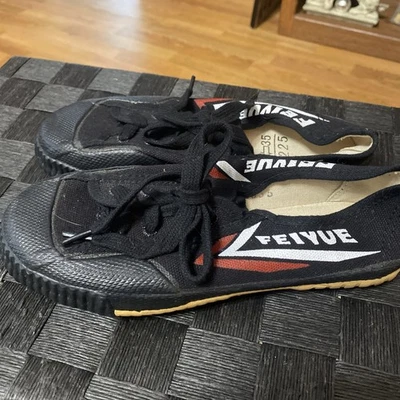 Feiyue Top One Martial Arts Shoes Black Ergonomic Wide Toe Box Play kids Size 35 - Image 1 of 4