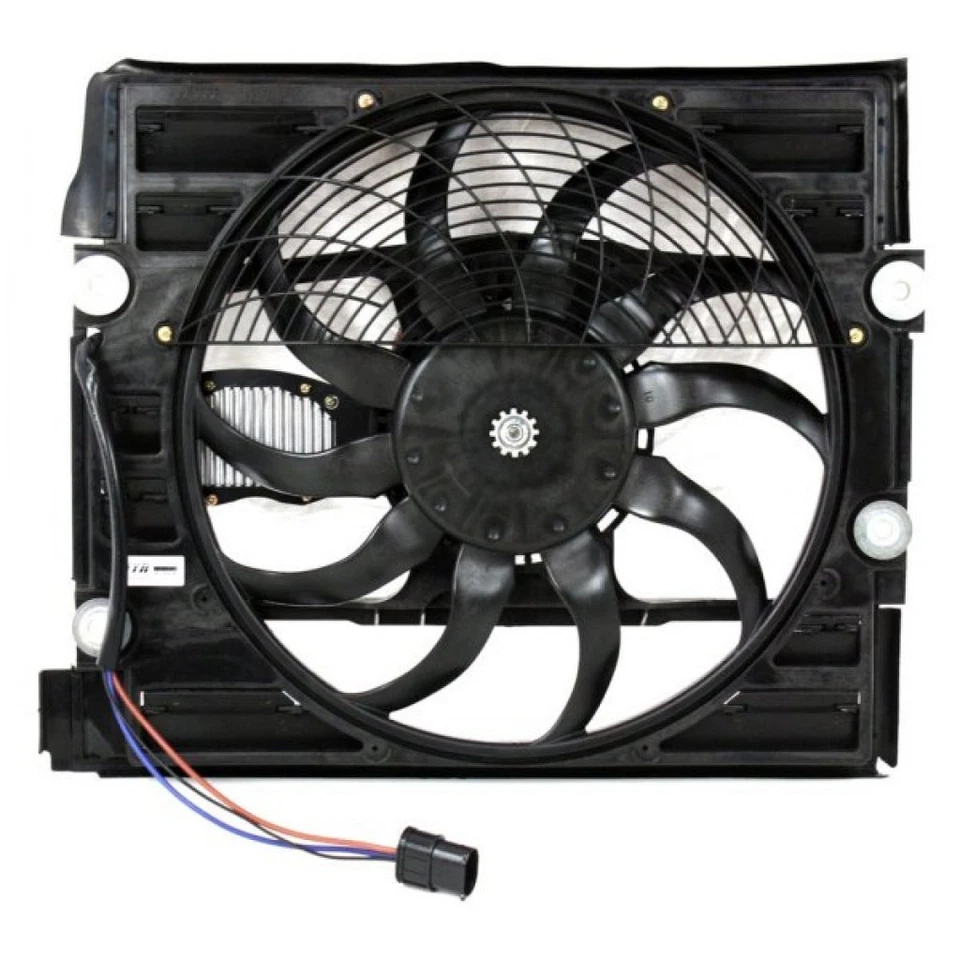 Ventilador condensador aire acondicionado para BMW 525i 2001 2002 2003 | 64546921395 | BM3113109 Foto 1 de 2