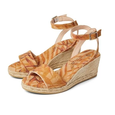 NEW Eric Michael Leather Sandals Women's Size 6 Strappy Heels Handmade in Spain  - Image 1 of 4