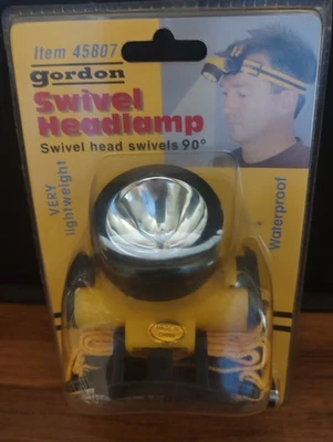Gordon Lámpara de Cabeza Giratoria Seguridad Occidental Camping Emergencia Deportes Giratoria #45807 Foto 1 de 3