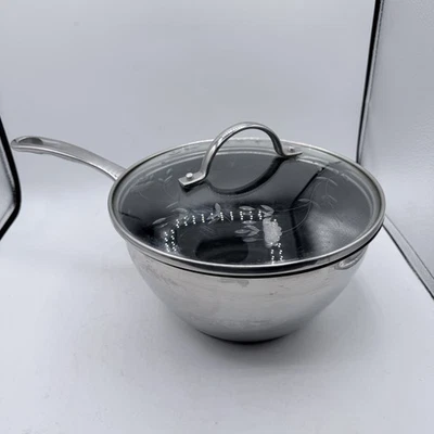 Princess House Sartén de Acero Inoxidable Antiadherente 3.5 Qt Listo para Inducción Foto 1 de 4