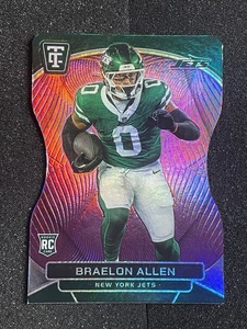 2024 Panini Totally Certified Purple Mirror Die Cut #/75 #106 Braelon Allen - Picture 1 of 2