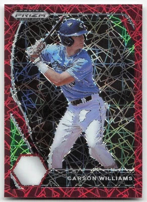 2021 Panini Prizm Draft Picks #PDP28 Carson Williams Red Velocity Prizm - Image 1 of 2