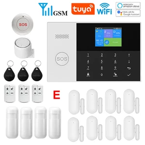 Security-Protection TUYA Smart Home Alarm System 2G 433MHz WiFi GSM Wireless Hou - Picture 1 of 30