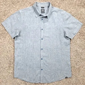 prAna Lindores Men's Button-Up Shirt  Saltwater Standard Fit Sz Large  - Picture 1 of 7