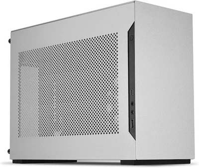 Lian Li A4-H2O Mini-ITX Silver PC Case SFX SFX-L Support, AIO, PCIe 4.0 New - Image 1 of 4