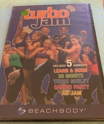SEALED Turbo Jam 5 Rockin Workouts DVD Beachbody Chalene Johnson 2 Disc Set Foto 1 de 2