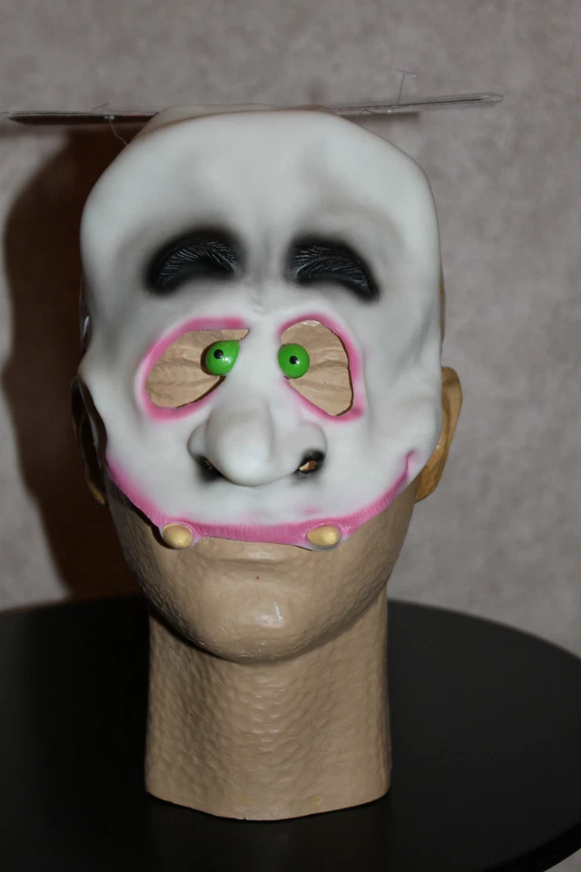 HAPPY GHOST KIDS MASK Halloween Costume Child Boys Girls Ghoul Grimsville NEW - Image 1 of 1