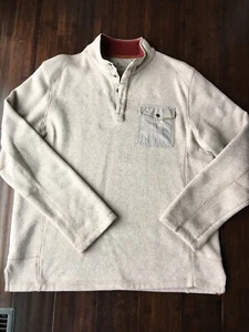 Suéter Chaqueta de Lanza a Snap para Hombre Woolrich Bronceado Beige XL - Imagen 1 de 12
