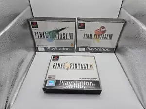 Final Fantasy 7 8 and 9 XII XIII IV PS1 Playstation 1 Bundle PAL (Case Damaged)  - Picture 1 of 13