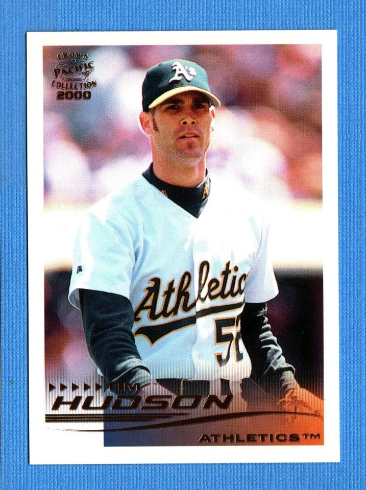 2000 Pacific Crown Collection #208 Tim Hudson Oakland Athletics Team Checklist - Image 1 of 1