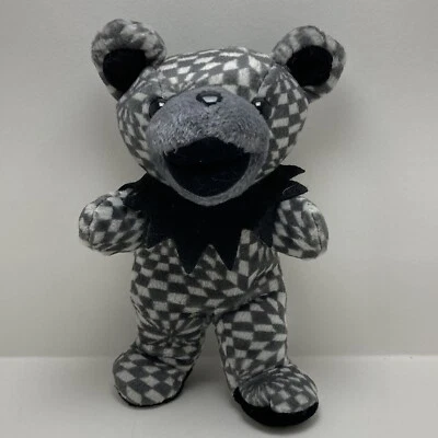 复古 Grateful Dead Bear 长毛绒 7 英寸液体蓝色 August West Steven Smith 方格 — 第 1/4 张图片