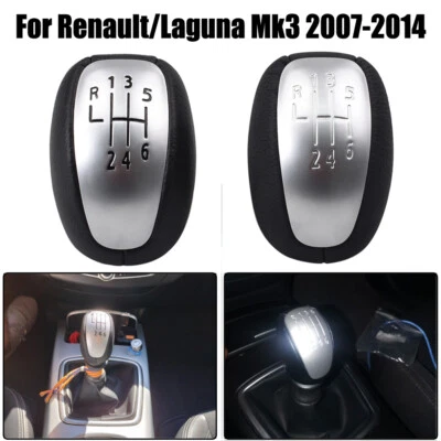 Gear Shift Knob Shifter For Renault Laguna 2007 2008 2009 2010 2011 2012-2014 - Image 1 of 4