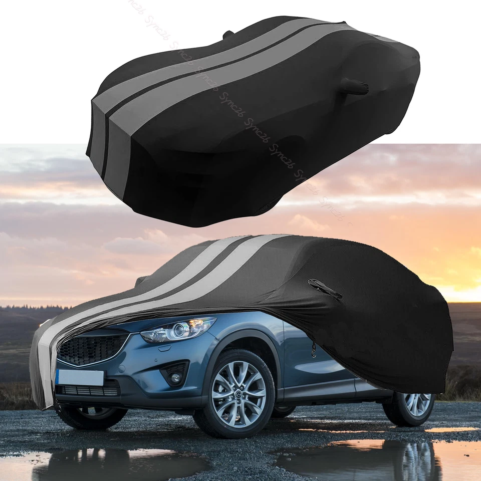 For Mazda 5 6 Wagon Indoor BlackGrey Line Dustproof Stain Stretch Full Car Cover - Изображение 1 из 4