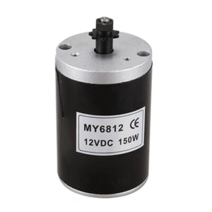 MY6812 Dc 150W 12V High Speed Motor with Belt Pulley, Brushed Motor U1G42128 - Picture 1 of 6