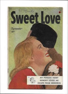 SWEET LOVE MAGAZINE #1 [1949 VG+] "MY FOOLISH HEART" - Picture 1 of 2