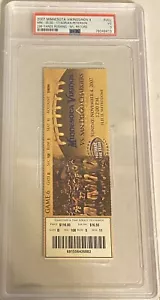 2007 Full Ticket Minnesota Vikings Adrian peterson 296 Yards NFL Record PSA 3 - Picture 1 of 3